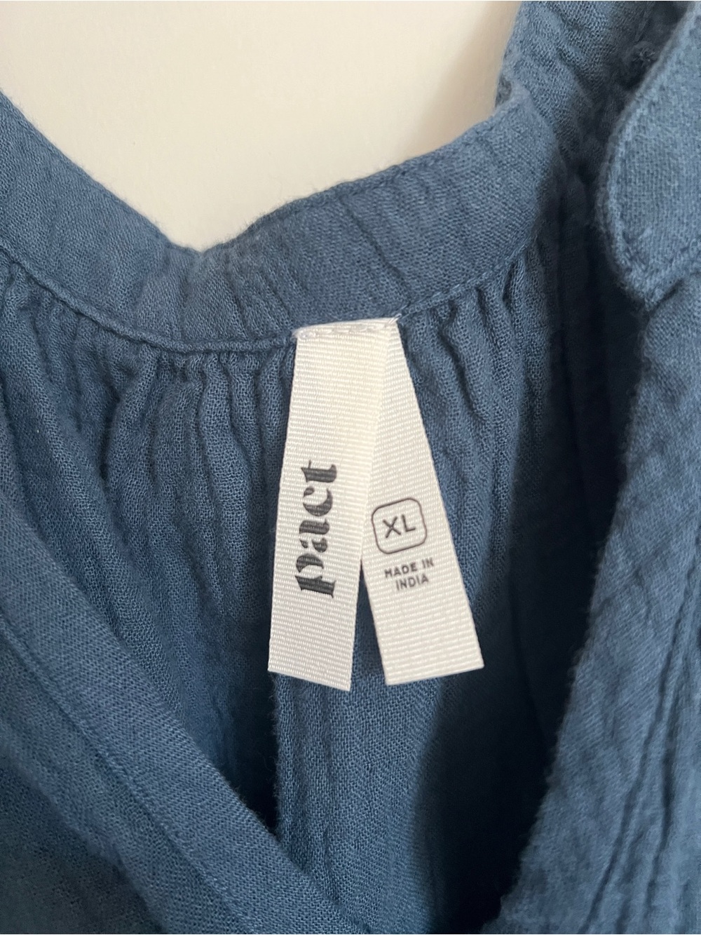PACT ORGANIC Blue Midi Dress - Picture 3 of 3